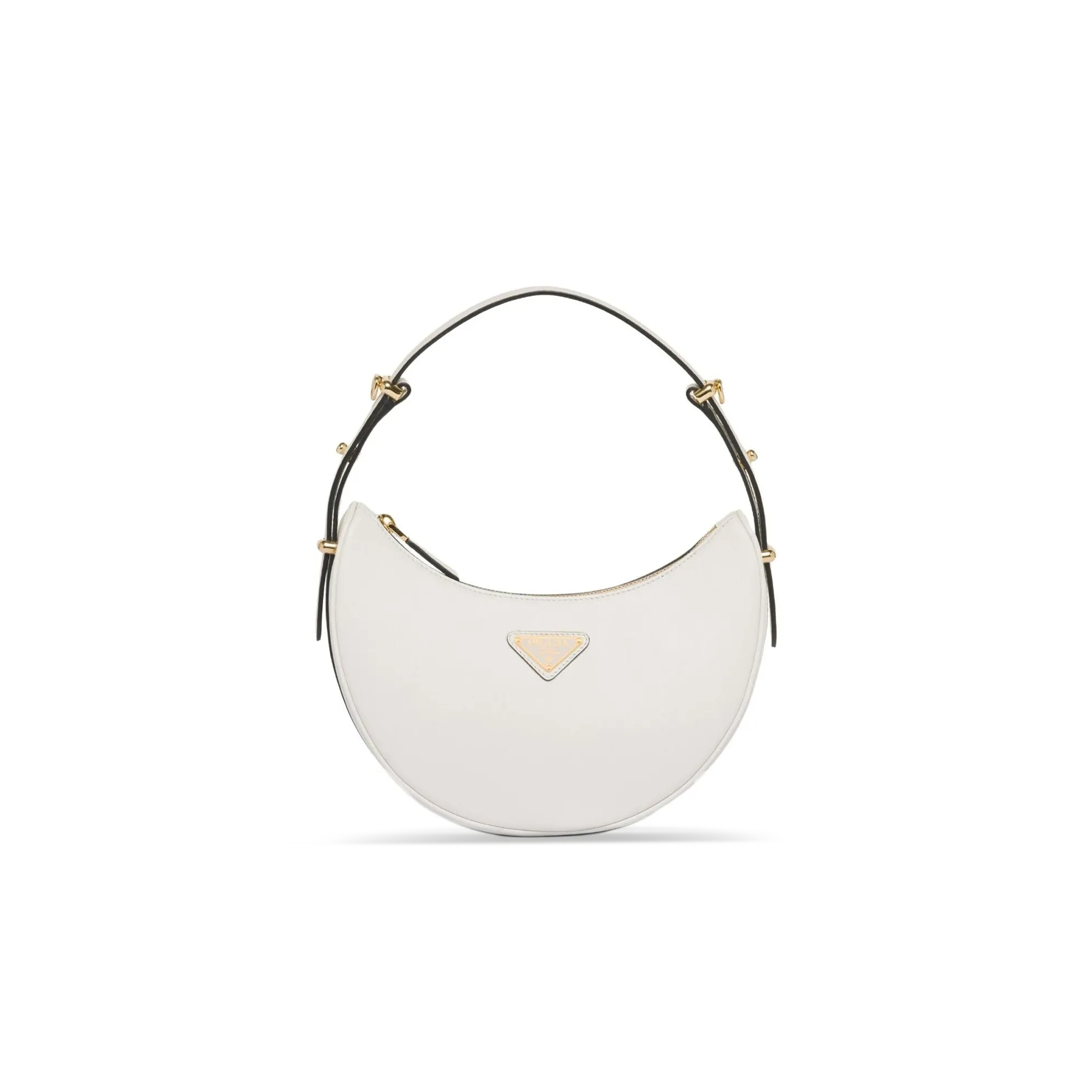 PRADA ARQUE LEATHER SHOULDER BAG 1BC194 (22*18*6cm)